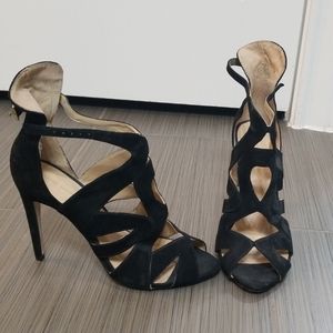 Sexy Zara Black Suede Heels